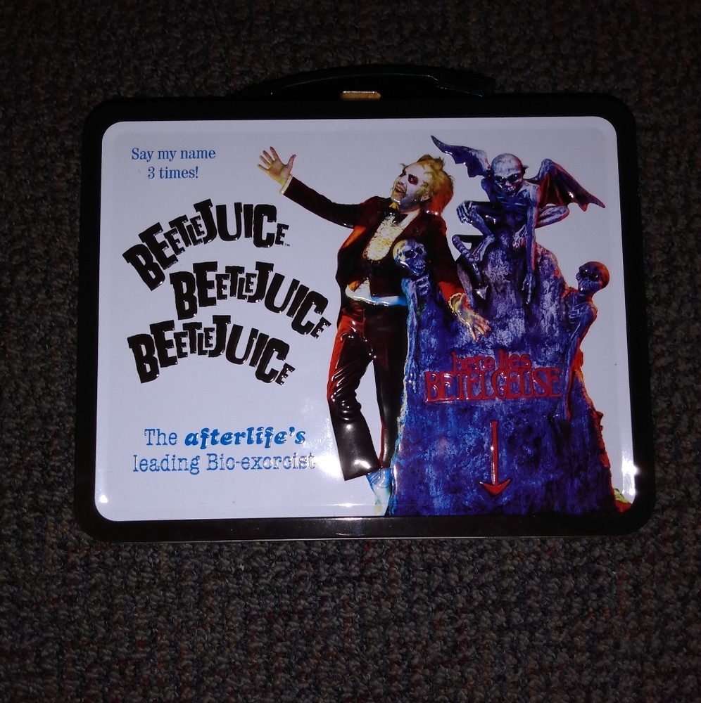 Beetlejuice tin lunchbox